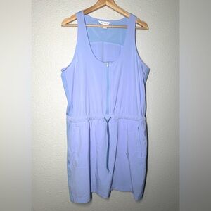 Athleta Expedition Dress Women’s Periwinkle Lined Pockets Size 14